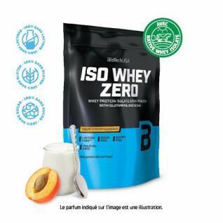 Pack of 10 bags of protein Biotech USA iso whey zero lactose free - Brioche á la cannelle - 500g