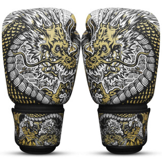 Thai boxing gloves Buddha Fight Wear Fancy Dragon